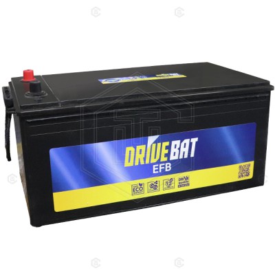 Автомобільний акумулятор DRIVEBAT 6СТ-235 EFB (1250А)