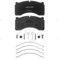Колодки гальм. дискові WVA 29124 ROR MERITOR DX195 (З ПРИТИРОЧНИМ ПОКРИТТЯМ)