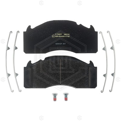 Колодки гальм. дискові WVA 29125 ROR, VOLVO (З ПРИТИРОЧНИМ ПОКРИТТЯМ)