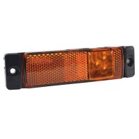 Ліхтар габарітний All Trucks LED жовтий з кронштейном  
