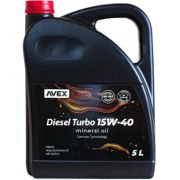 Олива моторна AVEX Diesel Turbo 15W-40, 5л
