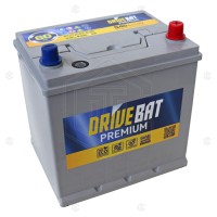 Автомобільний акумулятор  DRIVEBAT Premium 6СТ-60 АЗІЯ Є