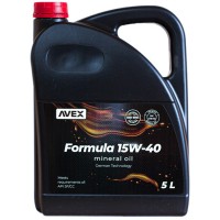 Олива моторна AVEX Formula 15W-40, 5л