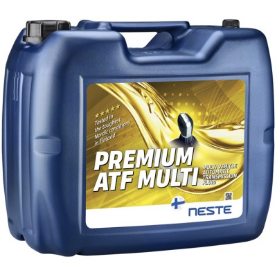 Олива трансмісійна Neste Premium ATF Multi, 20л червона