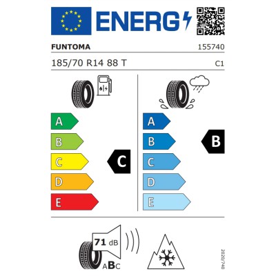 Шини для зими: FUNTOMA RoadFun Winter 185/70 R14 88T