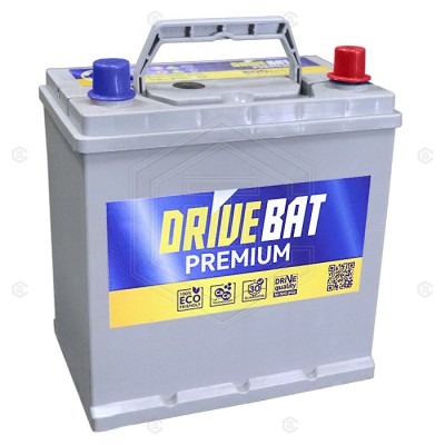 Автомобільний акумулятор DRIVEBAT Premium 6СТ-50 АЗІЯ 