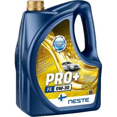 Олива моторна Neste Pro+ 0W30 FE синтетична, 4л