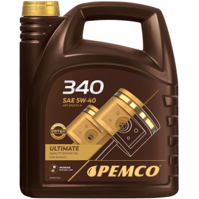 Олива моторна PEMCO 340 5W-40, 5л 