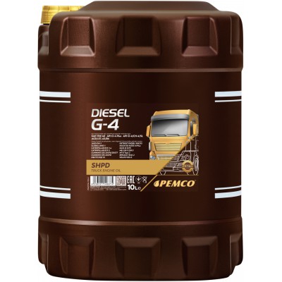 Олива моторна PEMCO Diesel G-4 SHPD 15W-40, 10 л