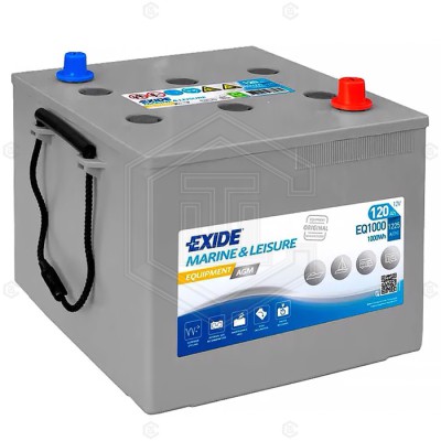 Тягово-стартерний акумулятор Exide Marine & Leisure 6СТ-120 (EQ1000) 