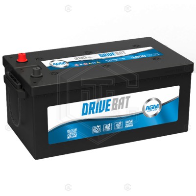 Автомобільний акумулятор DRIVEBAT AGM 6СТ-220 (1400)