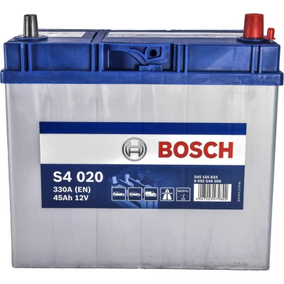 Автомобільний акумулятор Bosch 6СТ–45 АзЕ S4 020 (0 092 S40 200)