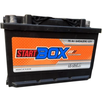 Автомобільний акумулятор StartBOX 6СТ–75 Special 640A 12V R (175x190x276)