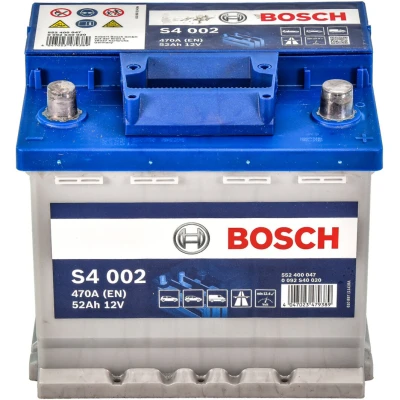 Автомобільний акумулятор Bosch 6СТ–52 S4 002 (0 092 S40 020)