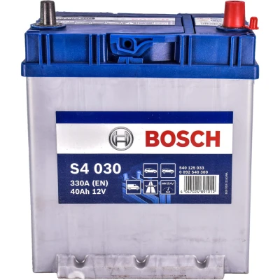 Автомобільний акумулятор Bosch 6СТ–40 АзЕ S4 030 (0 092 S40 300)