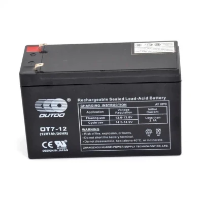 Акумуляторна батарея Outdo Industrial Battery OT7-12 7Ah 12A 12V (65x100x151)