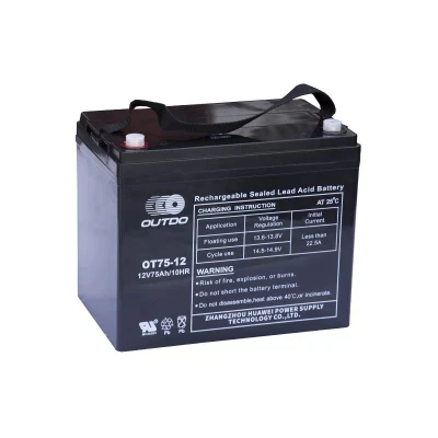 Акумуляторна батарея Outdo Industrial Battery OT75-12 75Ah 12A 12V (168x217x260)